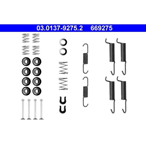 Tarvikesarja, käsijarru, Taka-akseli ATE ATE