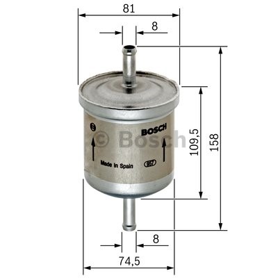 Polttoainesuodatin BOSCH BOSCH