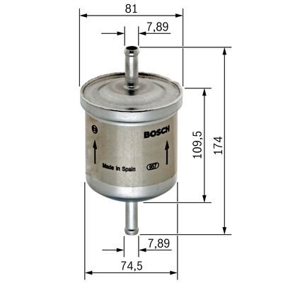 Polttoainesuodatin BOSCH BOSCH
