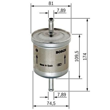 Polttoainesuodatin BOSCH BOSCH