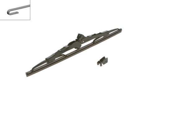Pyyhkijänsulka, Edessä, Takana, Etu, vasen, Keskellä, Etu, oikea  BOSCH