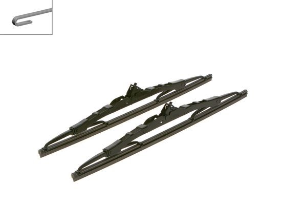 Pyyhkijänsulka, Etu, vasen, Etu, oikea BOSCH Twin BOSCH