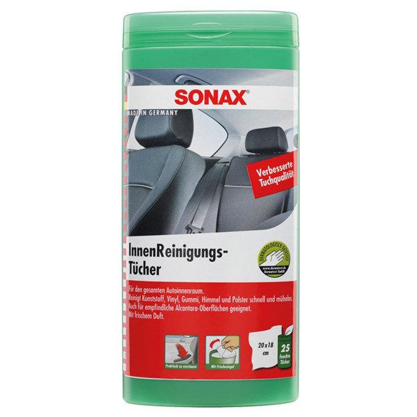 Kosteuspyyhkeet sisätilat SONAX