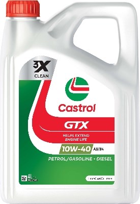 Moottoriöljy Castrol Gtx Ultraclean 10w-40 A3/b4 CASTROL