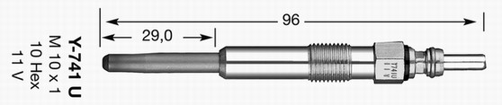 Hehkutulppa 11,0V NGK NGK