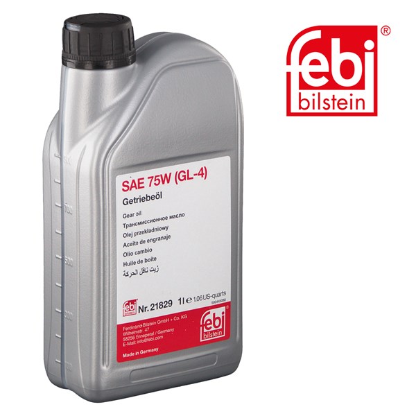 Vaihteistoöljy VAG GL-4 75W, 1L, Etuakseli, Taka-akseli FEBI BILSTEIN