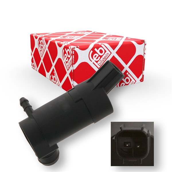 Lasinpesurin pumppu, lasinpesu 12V FEBI BILSTEIN FEBI BILSTEIN