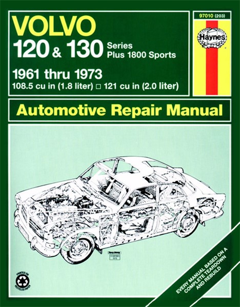 Haynes Korjausopas, Volvo 120 & 130 Series (& P1800) Haynes