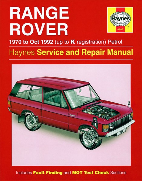 Haynes Korjausopas, Range Rover V8 Petrol HAYNES Haynes