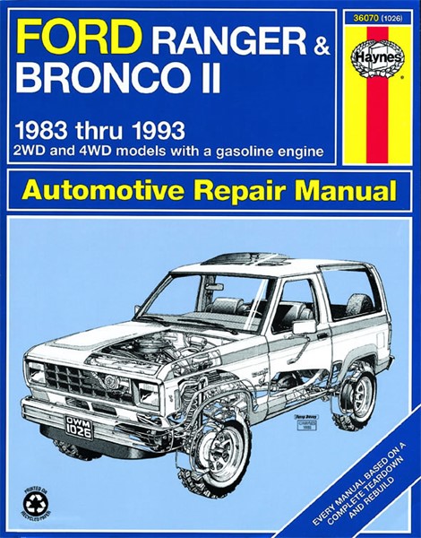 Haynes Korjausopas, Ford Ranger & Bronco Ii HAYNES Haynes