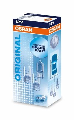 Polttimo OSRAM ULTRA LIFE W5W W2,1x9,5d, Edessä, Asennus sivulle OSRAM