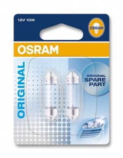 Polttimo, sisävalaistus OSRAM ORIGINAL Socket Bulb SV8,5-8, Edess OSRAM