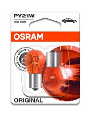 Polttimo OSRAM ORIGINAL PY21W BAU15s, Edessä, Takana, Edessä ja t OSRAM