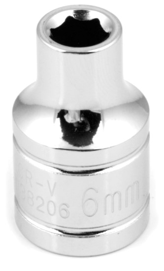 3/8" hylsy - 6mm