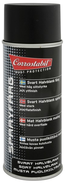 Spraymaali musta 400ml CORROSTABIL Corrostabil
