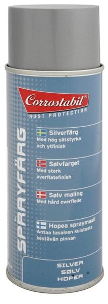 Spraymaali hopea 400ml CORROSTABIL Corrostabil