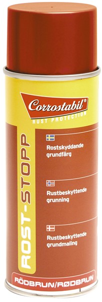 Rost-Stopp Ruosteenestopohjamaali punaruskea 400ml CORROSTABIL Corrostabil