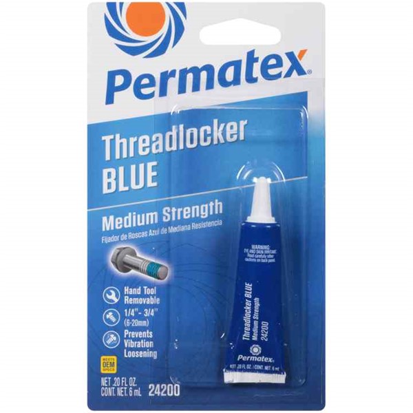 Kierrelukite Sininen Keskivahva 6ml PERMATEX Permatex