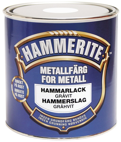 Vasaramali harmaanvalkoinen purkki 2,5L HAMMERITE Hammerite