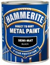 Silkkimatta musta purkki 750ml HAMMERITE Hammerite