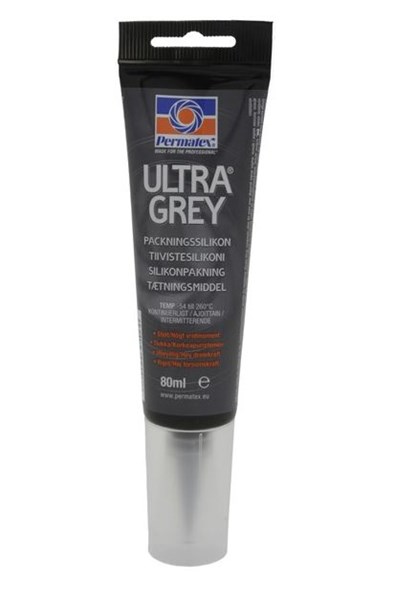 Ultra Harmaa Silikonitiiviste 80ml PERMATEX Permatex