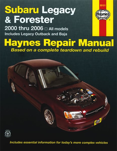 Haynes Korjausopas, Subaru Legacy & Forester Haynes