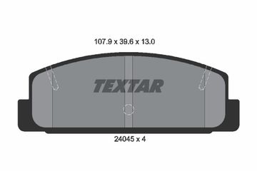 Jarrupalasarja, levyjarru, Taka-akseli Textar 2404501 TEXTAR
