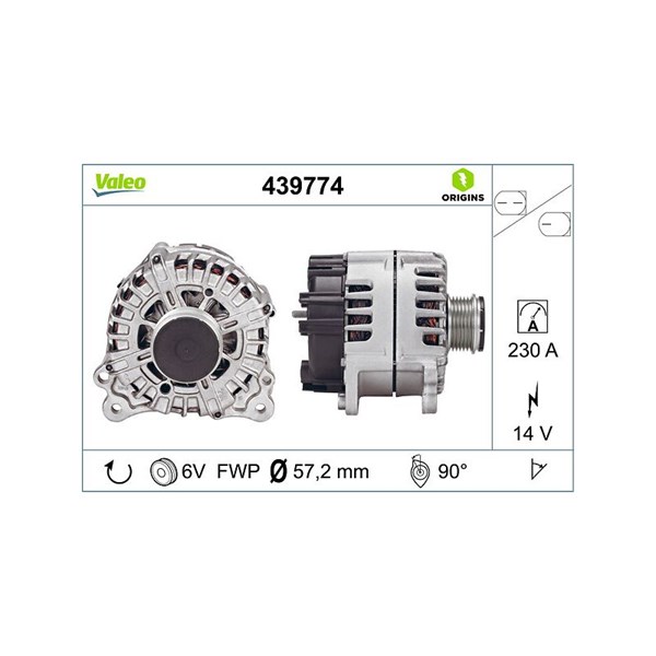 Laturi 14V 230A VALEO VALEO