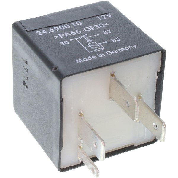 Rele, polttoainepumppu 12V, Etu, vasen