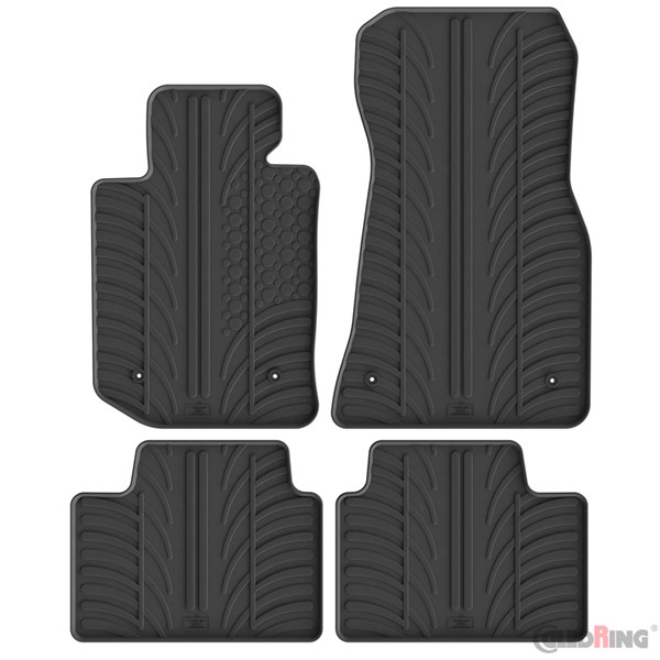 Kumimatto, sisätila BMW 3-Serie G20/G21 Sedan/Touring , Edessä ja AutoStyle