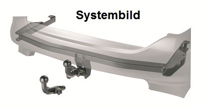 Vetokoukku­paketti irrotettavalla kuulalla WESTFALIA WESTFALIA