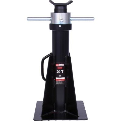Pallbock KS TOOLS stödbock i stål med snabbjustering, 20t, stor - 1110685