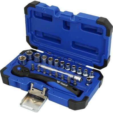 Hylsyavainsarja 1/4", 23 osaa KS TOOLS KS TOOLS