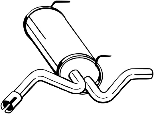 Takaäänenvaimentaja BOSAL BOSAL