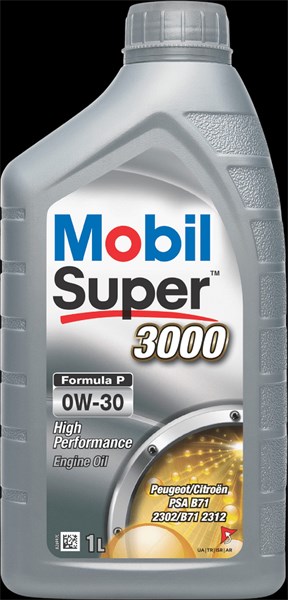 Moottoriöljy Mobil Super 3000 Formula P 0W-30 MOBIL