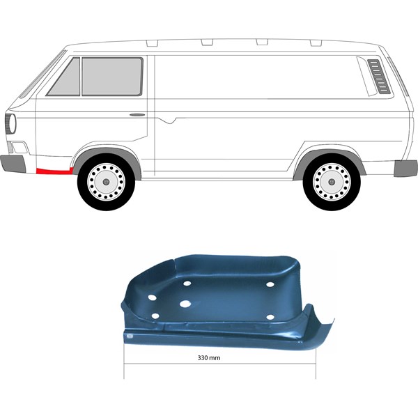 Lokasuoja, Eteen, vasen KLOKKERHOLM KLOKKERHOLM