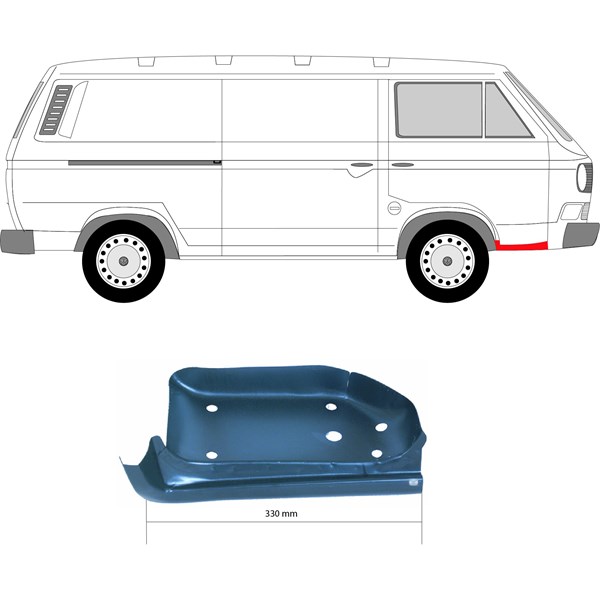 Lokasuoja, Eteen, oikea KLOKKERHOLM KLOKKERHOLM