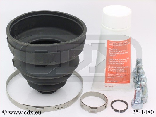 Paljekumisarja, vetoakseli, Etuakseli, Vaihteiston puoli CDX CDX