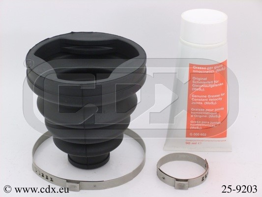 Paljekumisarja, vetoakseli, Etuakseli, Vaihteiston puoli CDX CDX