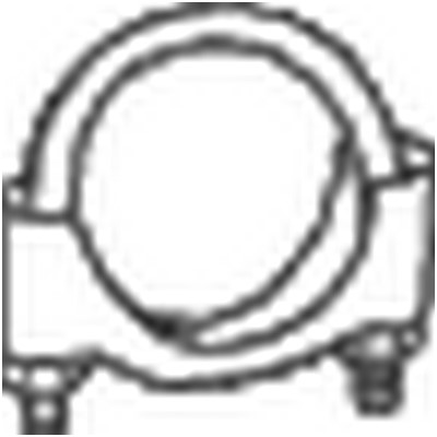 Pidike, pakoputkisto BOSAL Bosal m8 clamp BOSAL