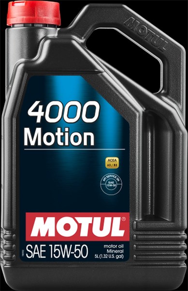 Moottoriöljy Motul 4000 Motion 15w-50 MOTUL 4000 motion 15w50 MOTUL