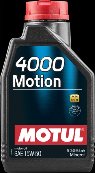 Moottoriöljy Motul 4000 Motion 15w-50 MOTUL 4000 motion 15w50 MOTUL