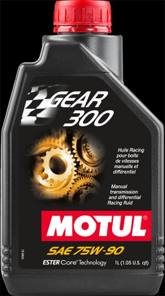 Voimansiirtoöljy Motul Gear 300 75W-90, Taka-akseli, Edessä MOTUL