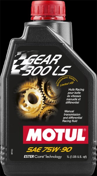 Voimansiirtoöljy Motul Gear 300 LS 75W-90 GL-4 GL-5, 1L, Taka-aks MOTUL