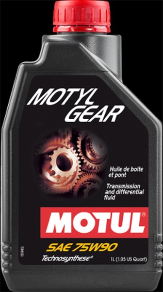 Voimansiirtoöljy Motul Motylgear 75w-90, Taka-akseli, Edessä MOTUL