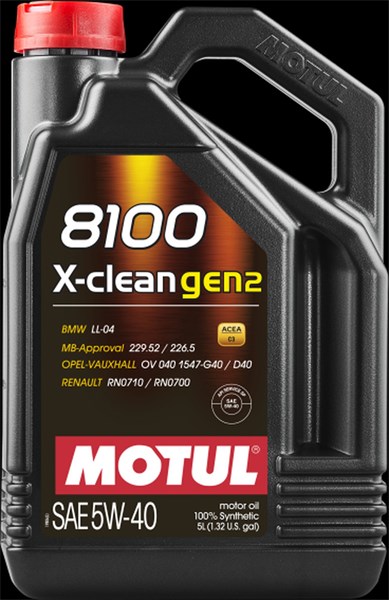 Moottoriöljy Motul 8100 X-Clean Gen2 5W-40 MOTUL
