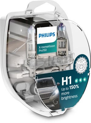 Halogeenilamppu PHILIPS X-tremeVision Pro150 H1 P14,5s PHILIPS Philips
