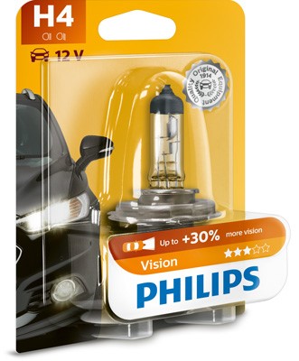 Halogeenilamppu  PHILIPS Vision H4 P43t-38 Philips