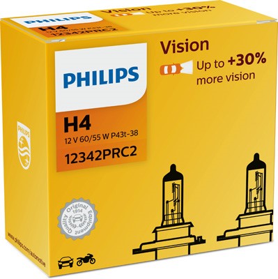 Halogeenilamppu  PHILIPS Vision H4 P43t-38 Philips