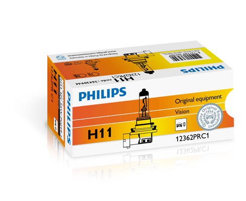 Halogeenilamppu PHILIPS Vision H11 PGJ19-2 12V PHILIPS Philips